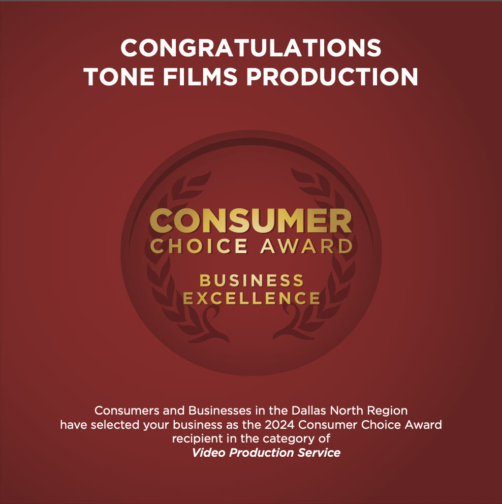 Tone Films Wins 2024 Consumer Choice Award