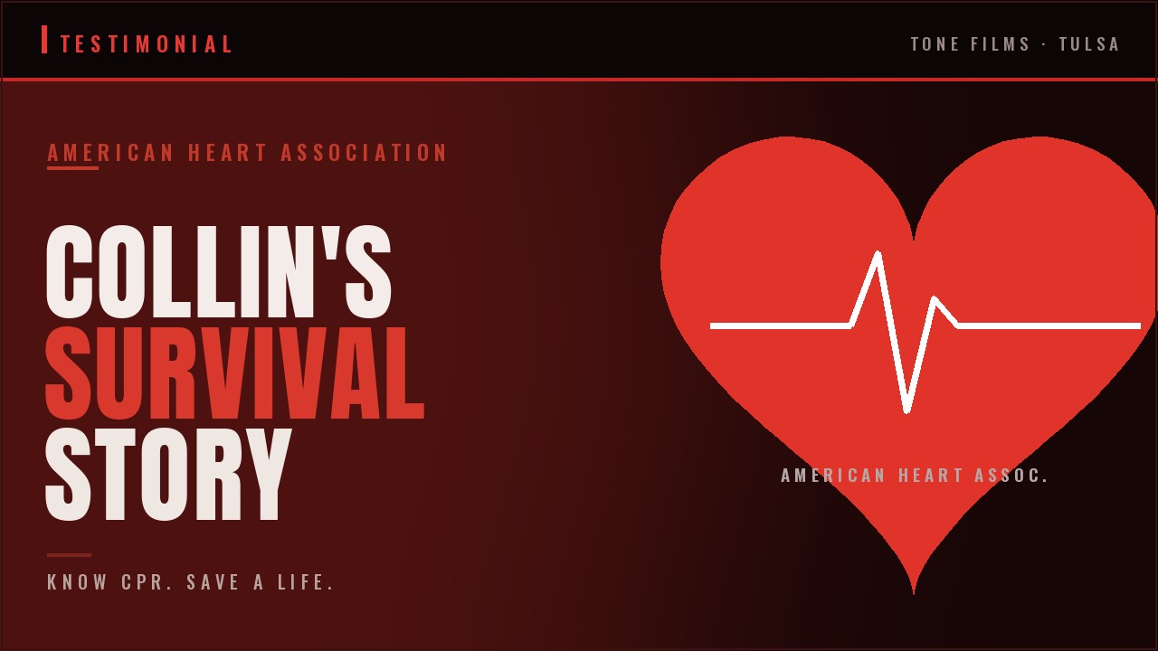 American Heart Association patient survival story medical video produced by Tone Films
