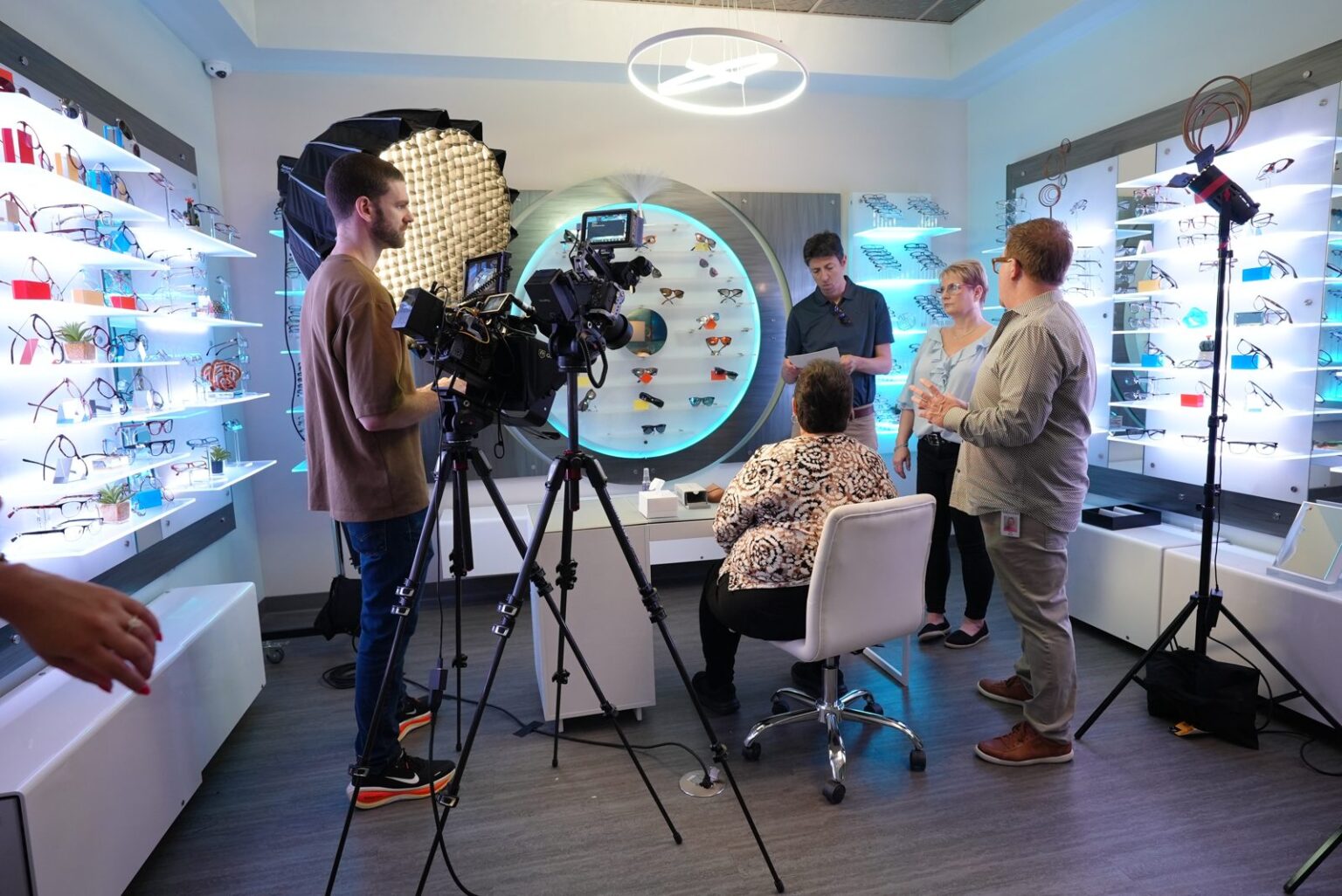 Dallas video production — Tone Films crew on a professional shoot