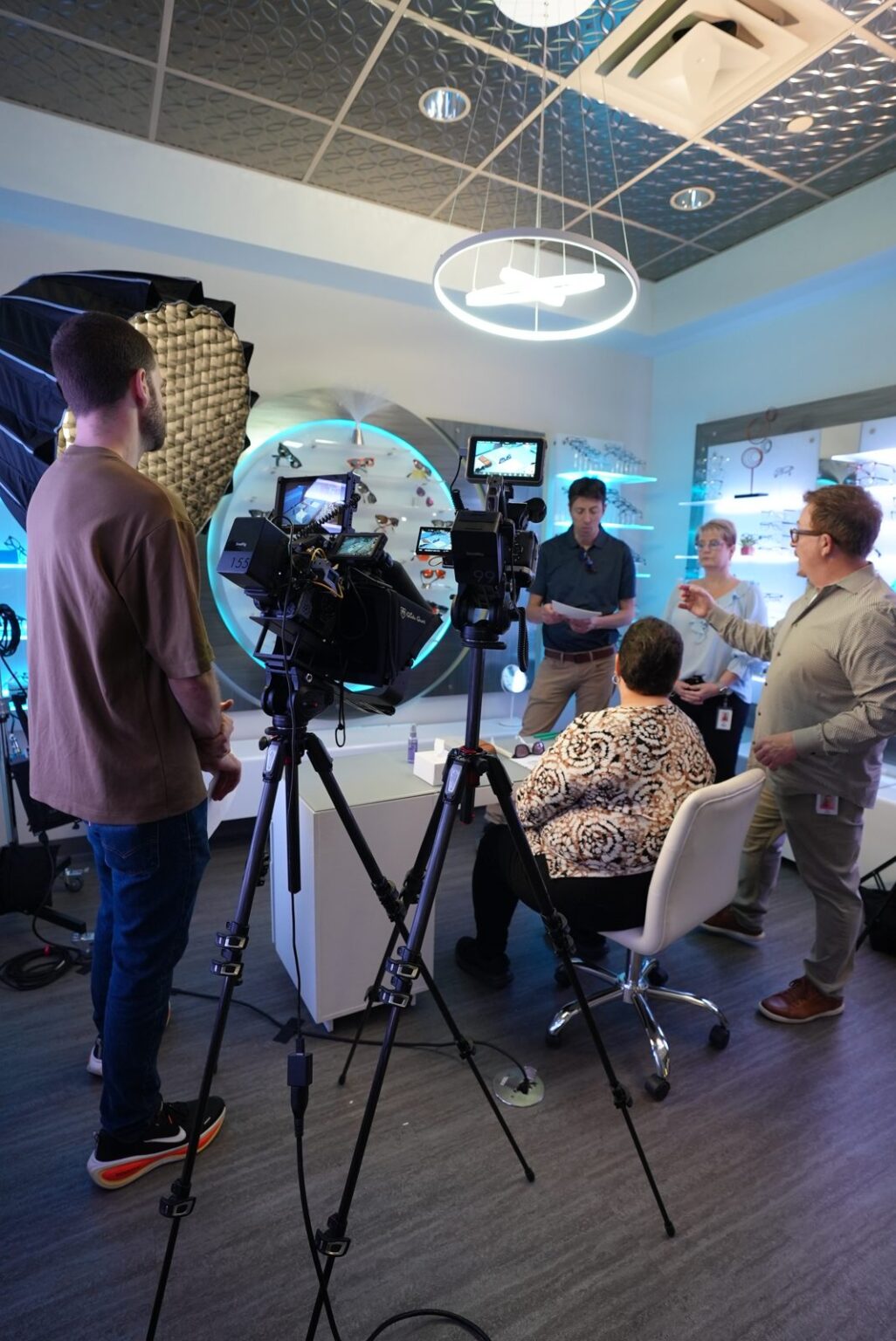 McKinney video production — Tone Films crew on a professional shoot
