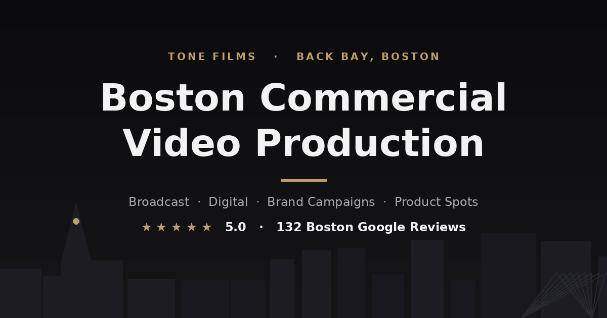 Boston Commercial Video Production by Tone Films — 5.0 rated Back Bay crew
