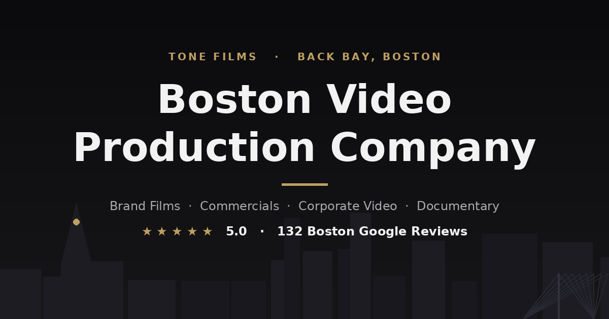 Boston corporate video production by Tone Films — 5.0 rated Back Bay crew