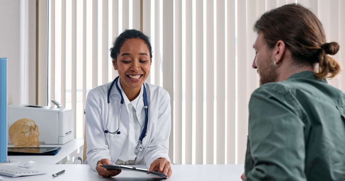 Specialist explaining a treatment plan to a patient — East Dallas specialty practice video production by Tone Films