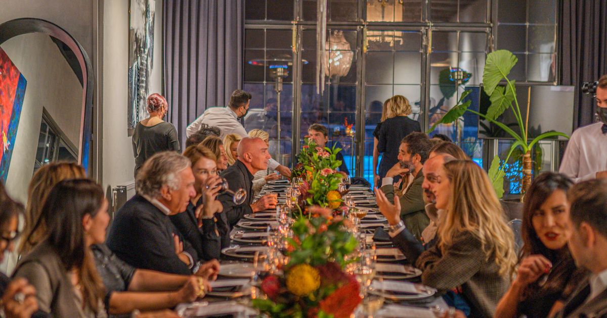 Guests at a formal benefit dinner, the kind of fundraiser East Dallas gala video production covers